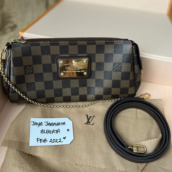 ❌SOLD❌✨AUTHENTIC Eva Clutch in Damier Ebene✨ - Picture 3 of 13